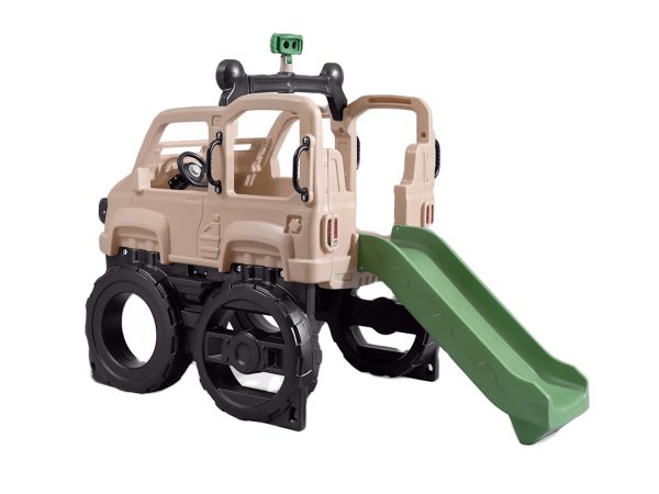 gioco in plastica jeep con scivolo giochi per giardini f1