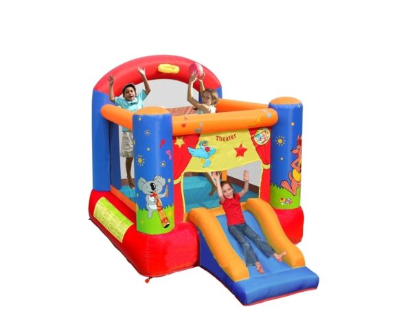 gonfiabile garden happy fantasy bouncer slide f1