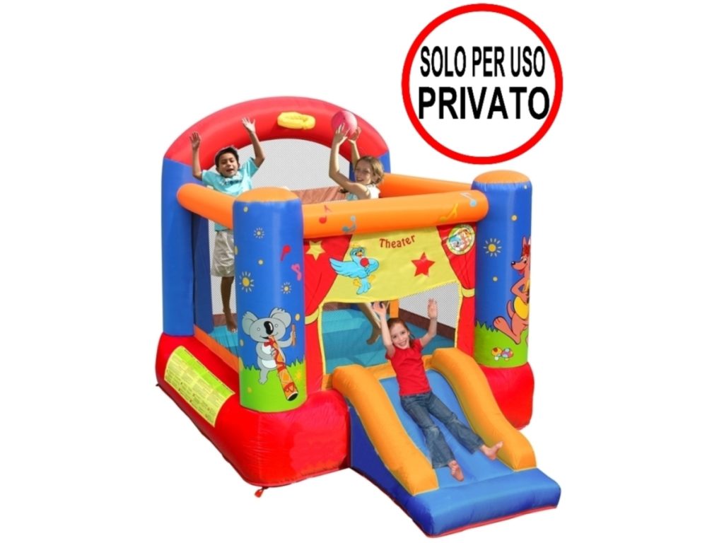 gonfiabile garden happy fantasy bouncer slide f2