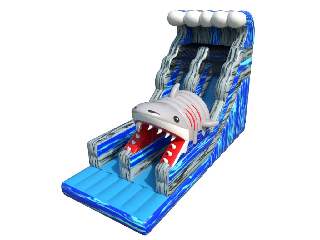 gioco gonfiabile scivolo shark slide d2