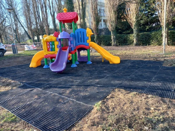 realizzazione parco pubblico e scuola cusago f2 parco giochi bambini