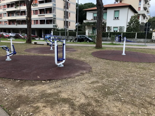 realizzazione parco pubblico e scuola rosignano solvay f5 attrezzi fitness palestra per esterni