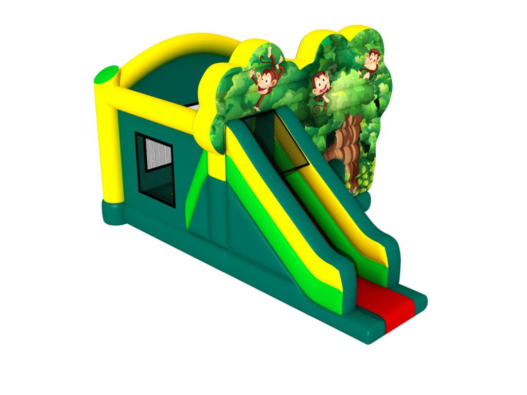 gioco gonfiabile bounce & slide monkey r1