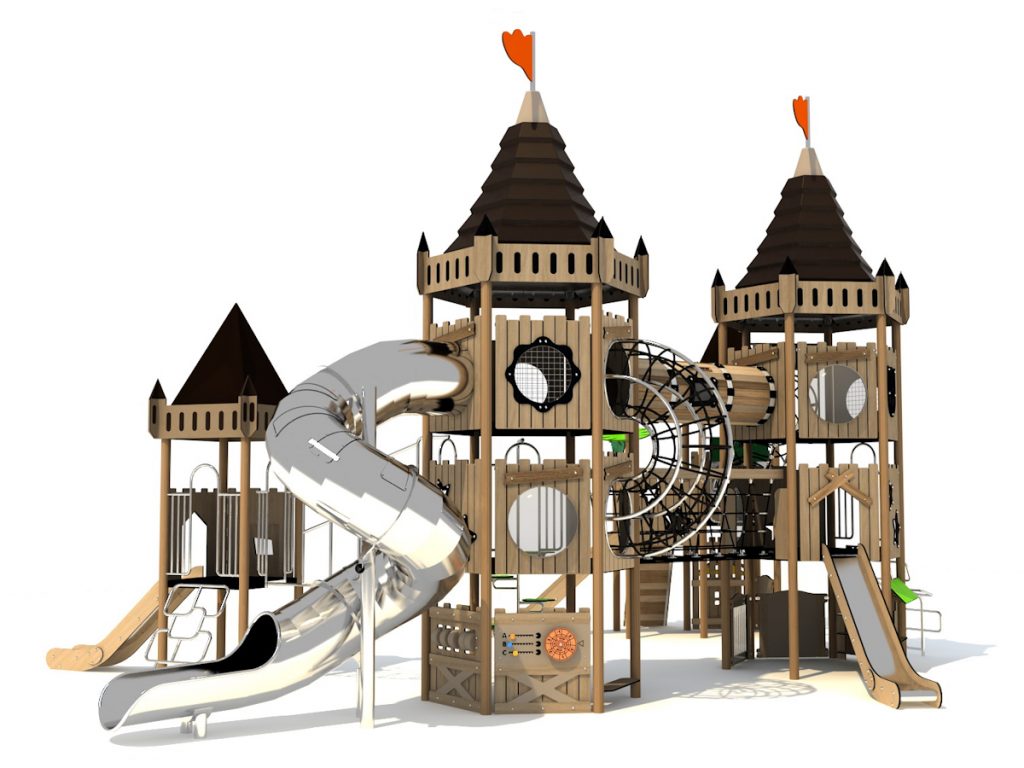 playground per esterni eco wood castle 201 d1