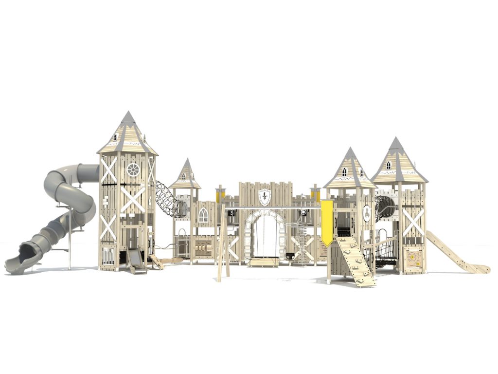 playground per esterni eco wood castle 211 d1