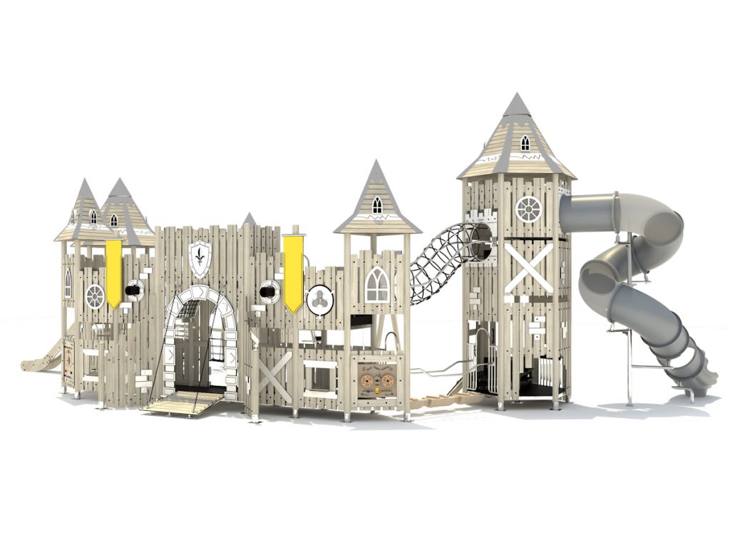 playground per esterni eco wood castle 211 d4