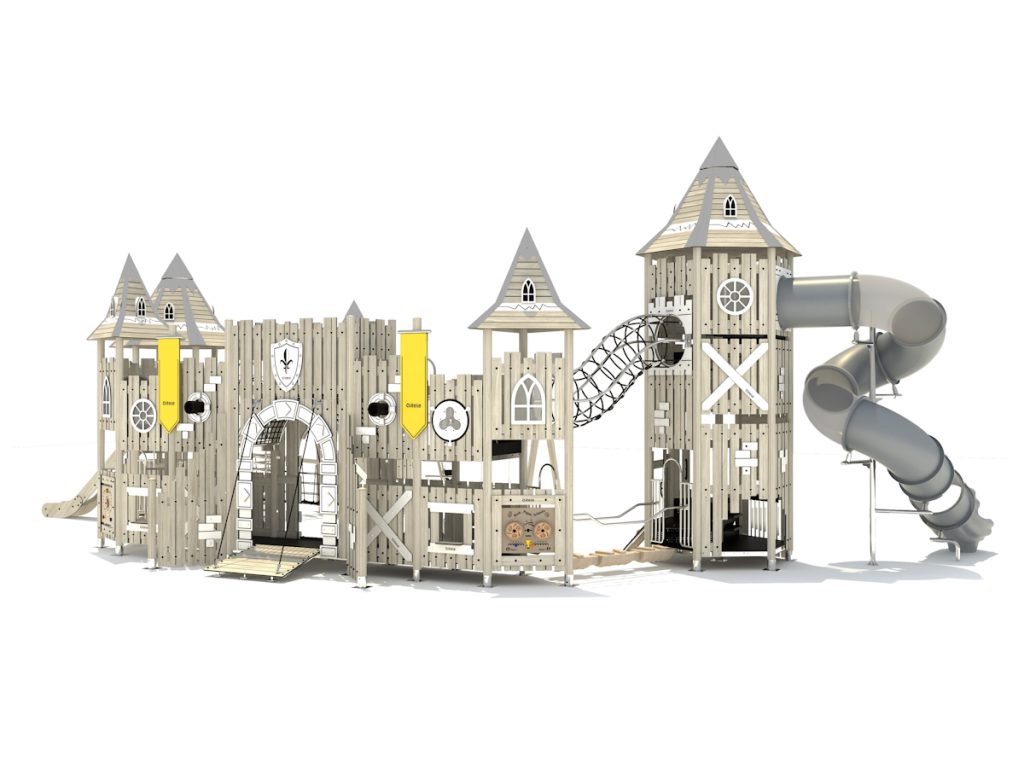 playground per esterni eco wood castle 211 d4