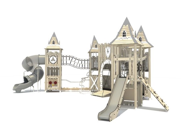 playground per esterni eco wood castle 231 d1