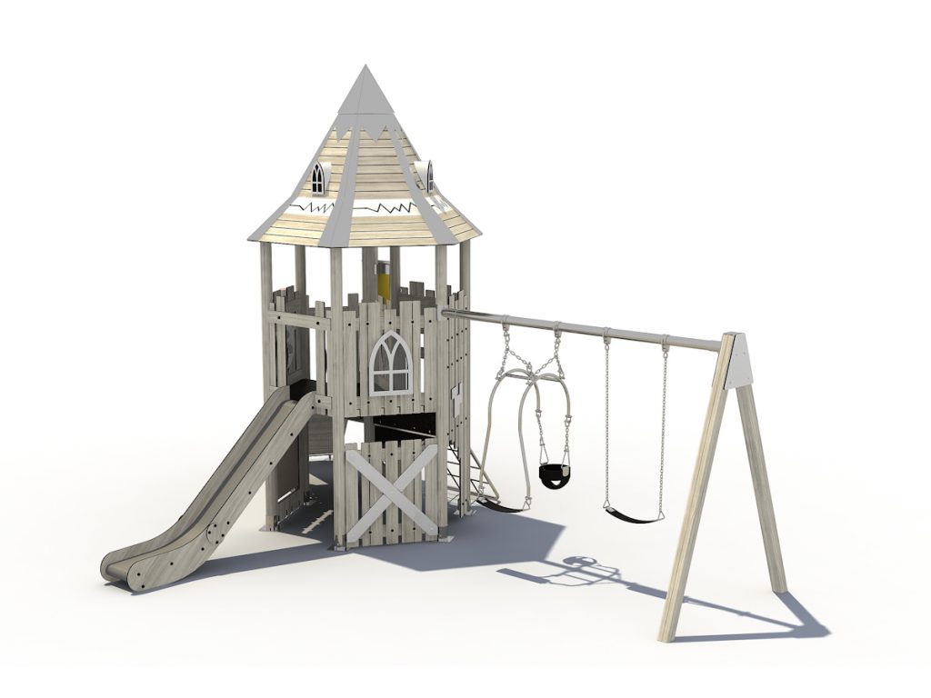 playground per esterni eco wood castle 241 d2