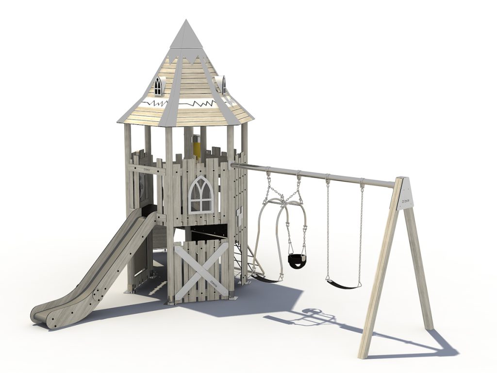 playground per esterni eco wood castle 241 d2