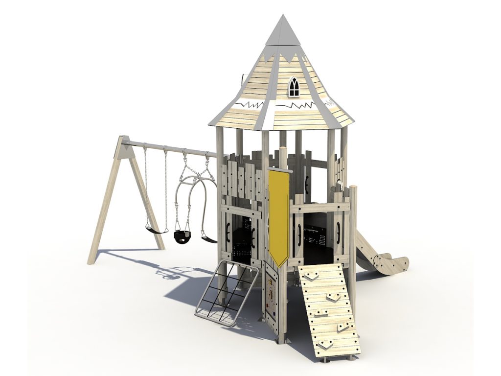 playground per esterni eco wood castle 241 d3