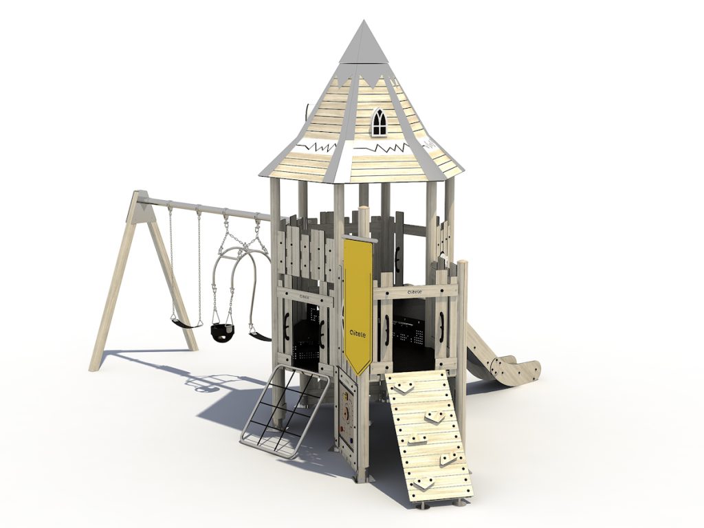 playground per esterni eco wood castle 241 d3