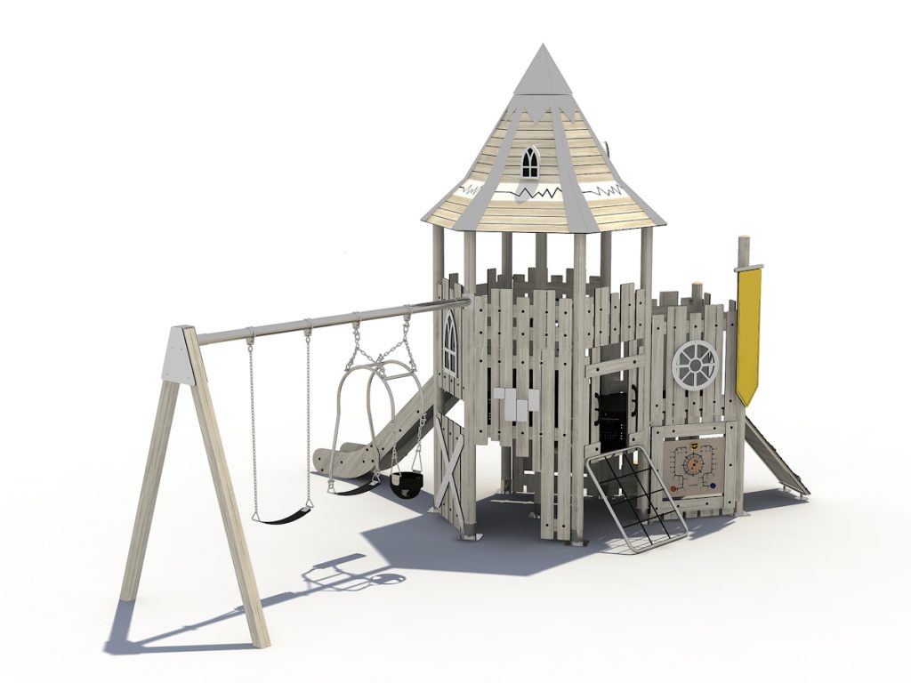 playground per esterni eco wood castle 241 d4