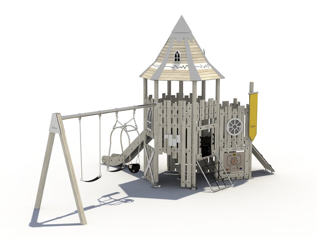 playground per esterni eco wood castle 241 d4