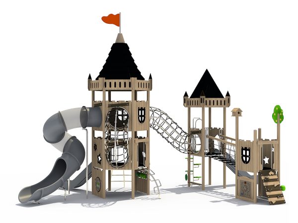 playground per esterni eco wood castle 301 d1