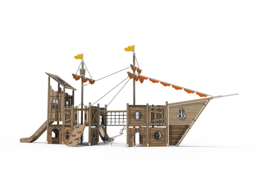 playground per esterni eco wood galleon 321 d2