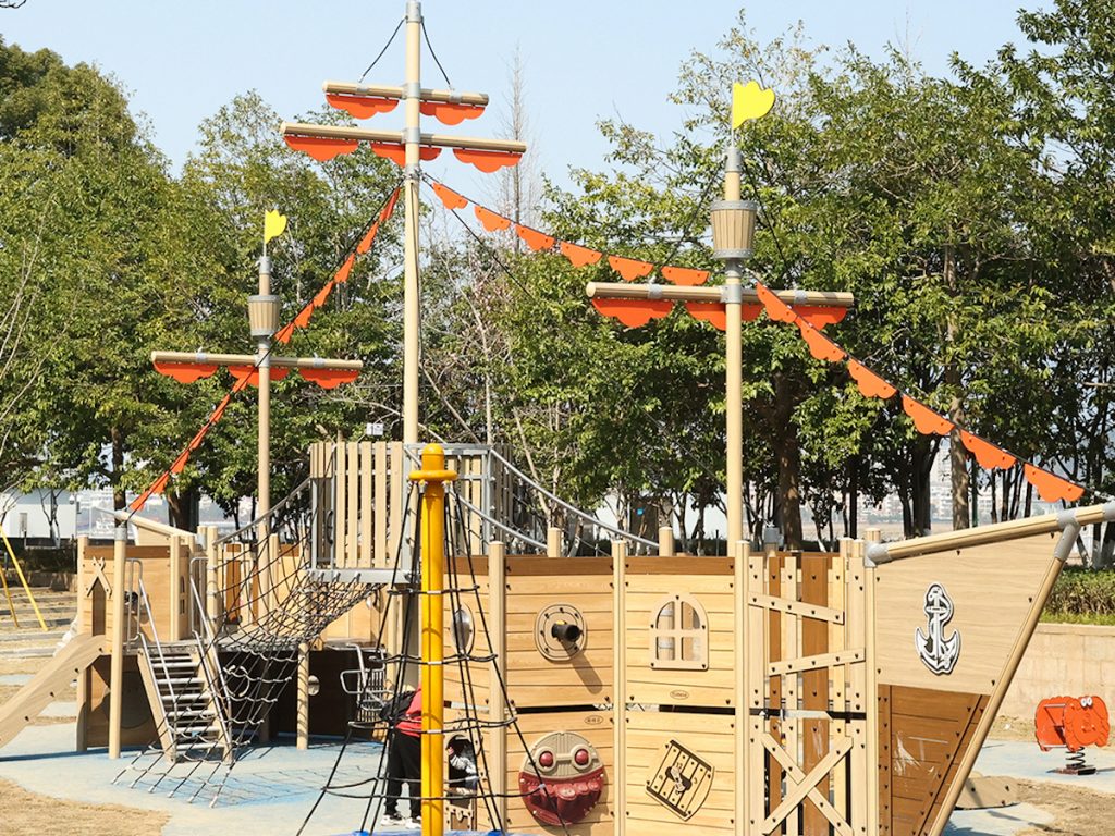 playground per esterno eco wood galleon 311 f2 parco pubblico