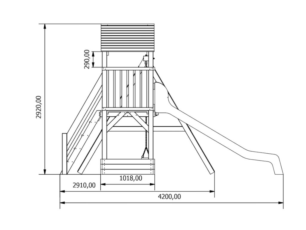 disegno tecnico playtower 006p gioco in legno d3