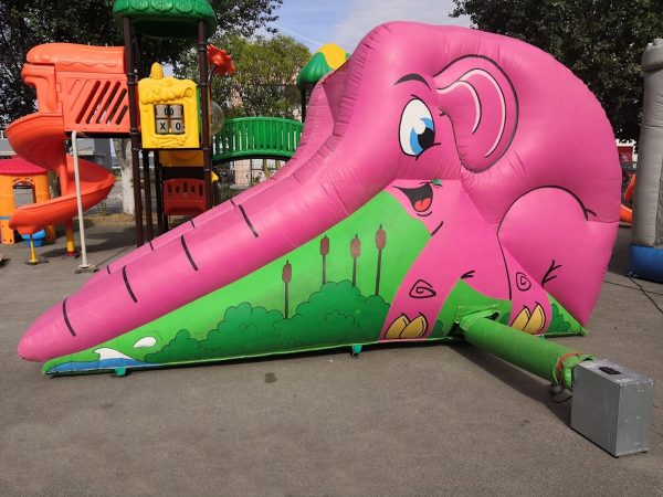 gioco gonfiabile scivolo elephant slide rosa f1 offerta usato