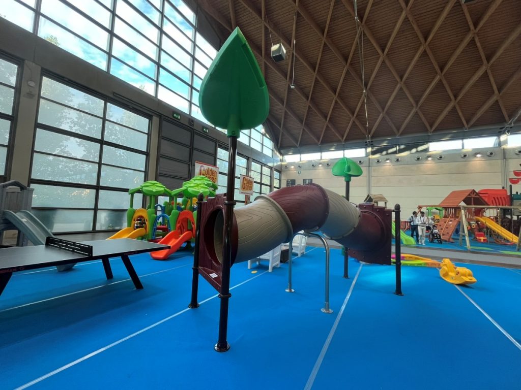 playground per esterni fantacastello tunnel forest f1 fiera