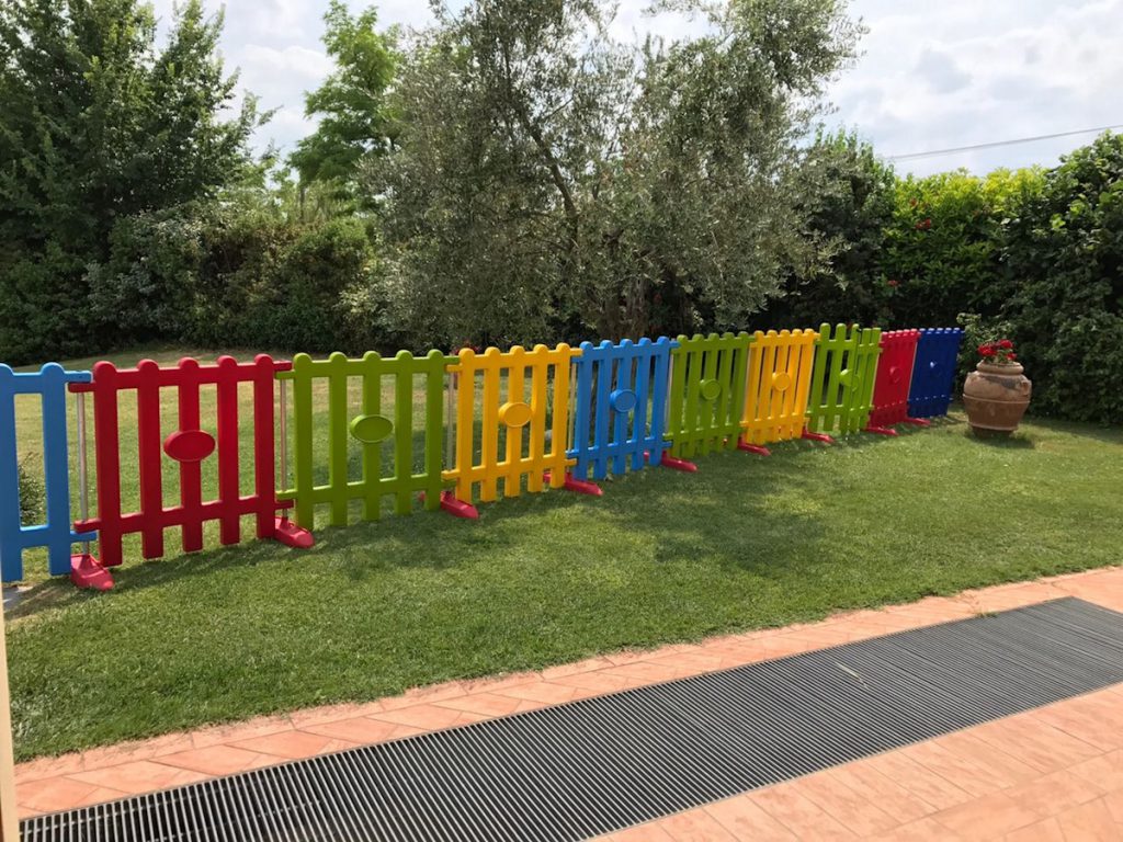 staccionata f4 recinzione in plastica giardini