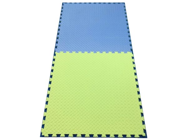 tappeto antitrauma interno verde azzurro f1