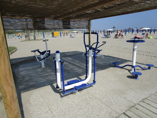 realizzazione stabilimento balneare chioggia f2 attrezzi fitness palestra per esterni