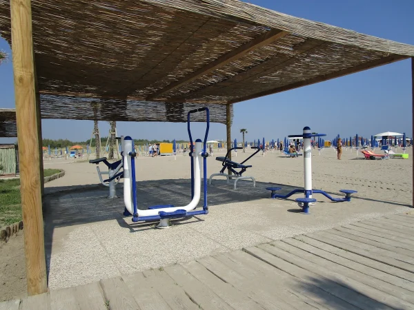 realizzazione stabilimento balneare chioggia f3 attrezzi fitness palestra per esterni